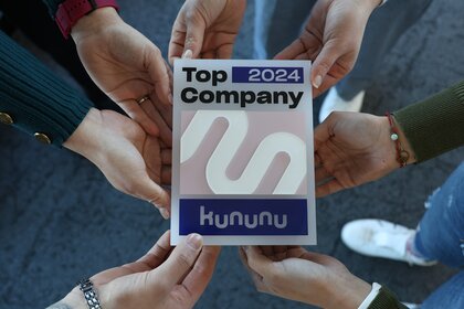 erneut ausgezeichnet als kununu „Top Company 2024“!